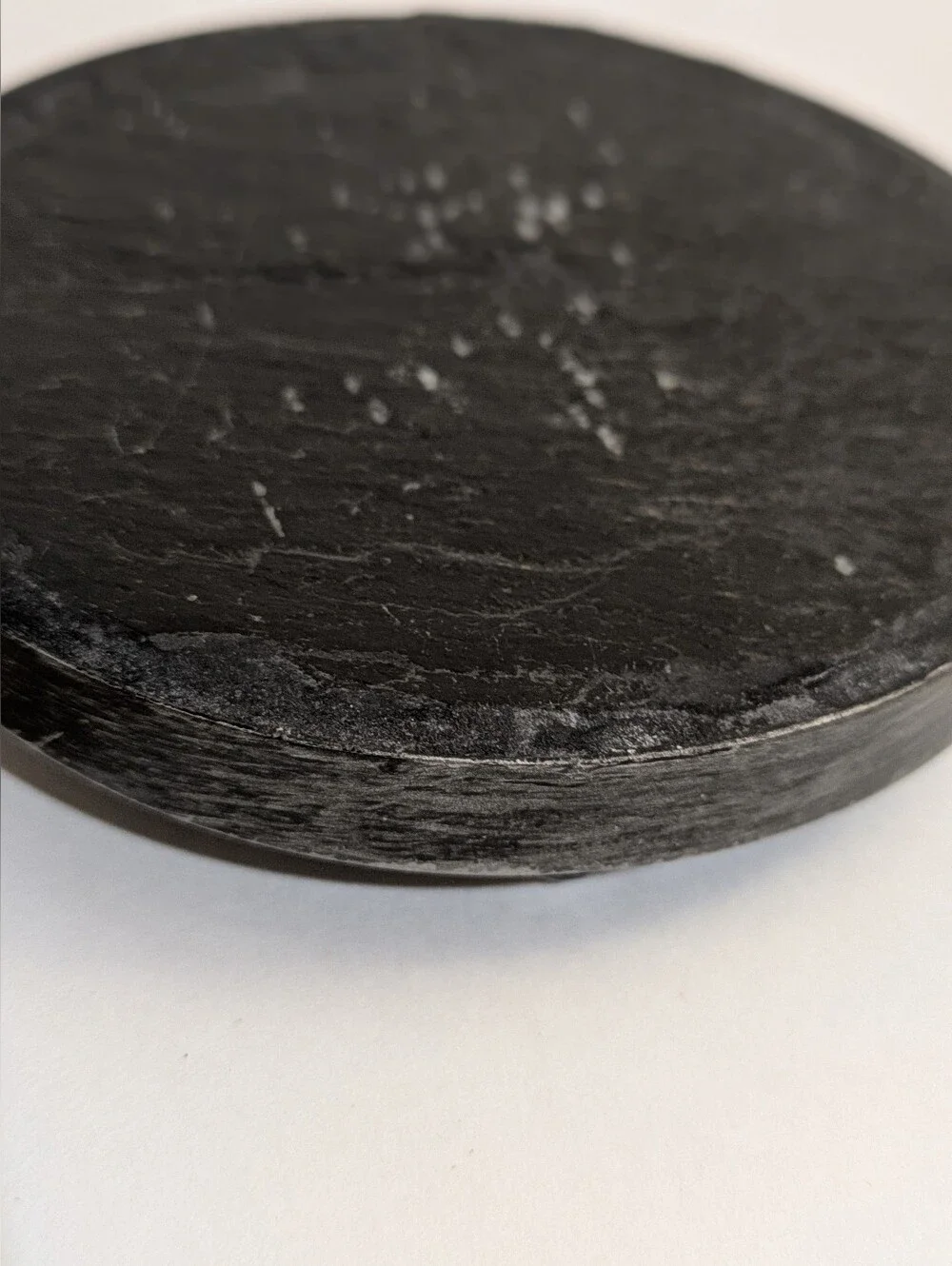 VTG Pair Of Slate Candle Holders